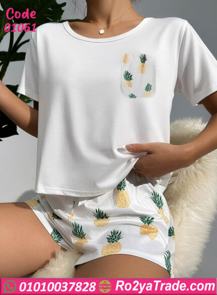 هوت شورت أناناس صيفي