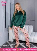 بيجامة شتوي قطيفة كود 012