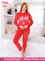 بيجامة قطيفة شتوي