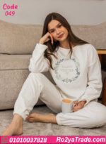 بيجامة قطيفة حريمي شتوي