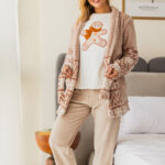 بيجامة حريمي شتوي مع روب