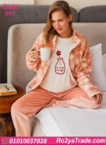 بيجامة حريمي شتوي مع جاكيت