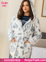 بيجامة حريمي شتوي مع جاكيت