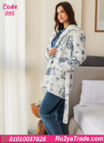 بيجامة حريمي شتوي مع جاكيت