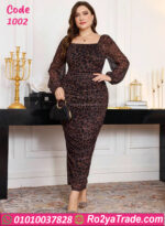 فستان سواريه ليوبارد بيج سايز