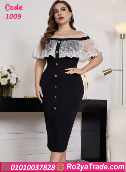 فستان سواريه دانتيل بيج سايز