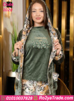 طقم شتوي قطيفة 3 قطع