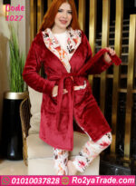 طقم شتوي قطيفة 3 قطع