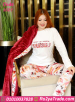 طقم شتوي قطيفة 3 قطع