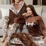 طقم شتوي قطيفة 3 قطع