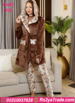 طقم شتوي قطيفة 3 قطع