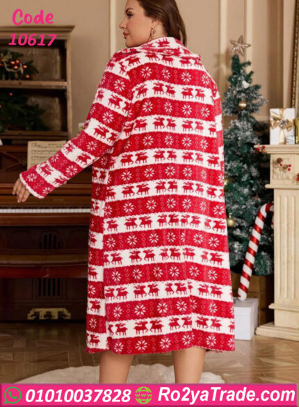 طقم هوت شورت شتوي كريسماس