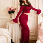 بيجامة صيفي ستريتش أوف شولدر