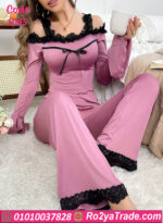 بيجامة صيفي ستريتش أوف شولدر