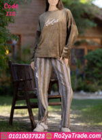 بيجامة قطيفة شتوي بيج سايز