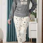 بيجامة شتوي حريمي Snow Deer