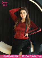 ترنج حريمي شتوي قطيفة