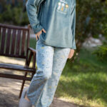 بيجامة شتوي قطيفة ناعمة