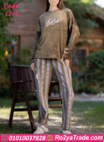 بيجامة قطيفة شتوي