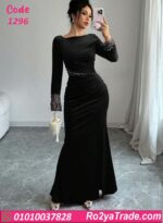 فستان مخمل شتوي سواريه