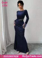 فستان مخمل شتوي سواريه