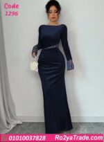 فستان مخمل شتوي سواريه