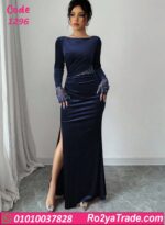 فستان مخمل شتوي سواريه