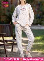 بيجامة قطيفة شتوي