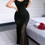 لانجري طويل دانتيل