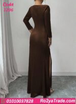 فستان مخمل شتوي سواريه