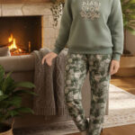 بيجامة قطيفة شتوي كود 1320