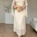 فستان سواريه طويل شيك