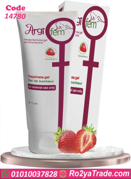 جل ArgiFem للسيدات برائحة الفراولة المنعشة بتركيبة خفيفة تمنح إحساس بالانتعاش والراحة – حجم 75 جم