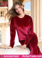 بيجامة قطيفة حريمي شتوي