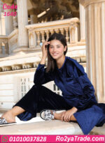 بيجامة قطيفة حريمي شتوي