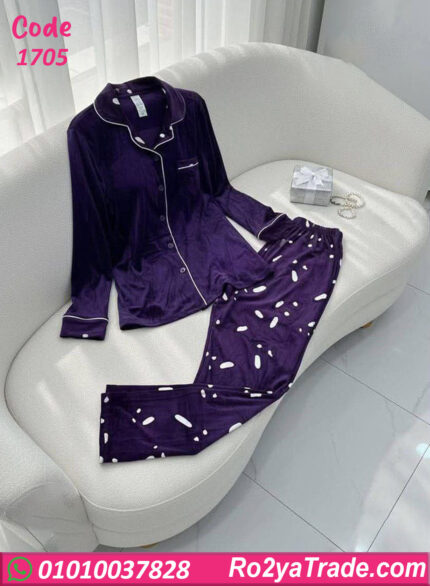 بيجامة حريمي شتوي بيج سايز