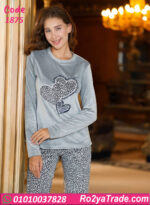 بيجامة شتوي حريمي قطيفة