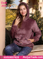 بيجامة قطيفة حريمي شتوي