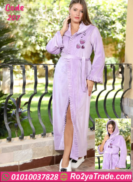 روب شتوي نسائي طويل