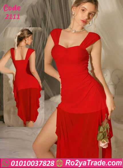 لانجري شيفون طويل