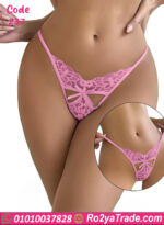 كلوت دانتيل بفتحة أمامية حريمي