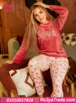 بيجامة شتوي حريمي قطيفة