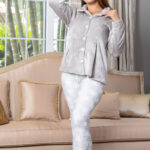 بيجامة حريمي شتوي قطعتين – 2620