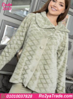 طقم بيجامة شتوي حريمي قطيفة مبطن
