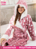 روب حريمي شتوي قطيفة بكابيشو