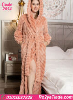 روب حريمي شتوي قطيفة بكابيشو