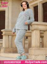 ⁦بيجامة شتوي حريمي 2660⁩ - الصورة ⁦3⁩