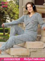 ⁦بيجامة شتوي حريمي 2660⁩ - الصورة ⁦4⁩