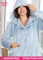 بيجامه حريمي شتوي قطيفة بكابيشو