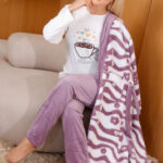 طقم بيجامة شتوي حريمي